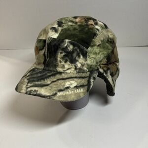 ScentLok Mossy Oak Camo Fleece‎ Lined Trapper Hat Men's Size ML
